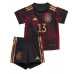 Cheap Germany Thomas Muller #13 Away Football Kit Children World Cup 2022 Short Sleeve (+ pants)